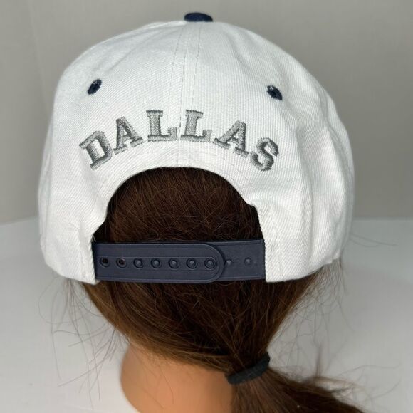 Dallas City Dallas Cowboys World Best Cap Snap Back White/Blue - Picture 3 of 10